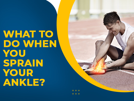 What to do when you sprain your ankle?